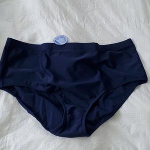Navy Bikini Swim Brief